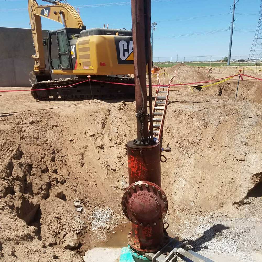 24" Hottap for a 36" Linestop for Pipeline Services in Phoenix, Arizona