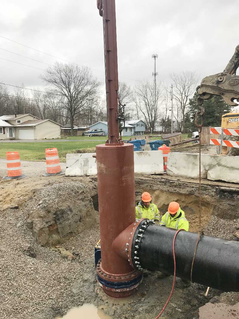 Bolting a 30" Bypass off our 42" Linestop