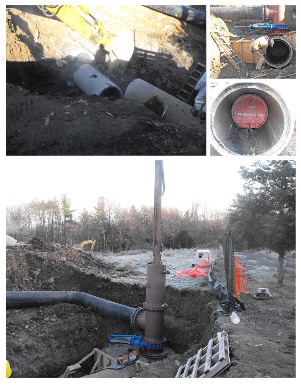 36" Line Stop for Class 210 PCCP Raw Sewage Pipeline Main